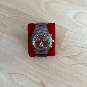 Swatch watch bronze